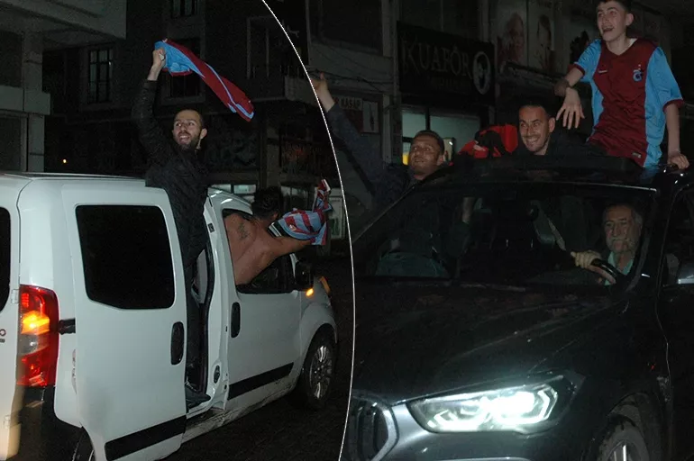Diyarbakır'da Trabzonspor sevgisi sokaklara taştı! Halk büyük zaferi kutladı
