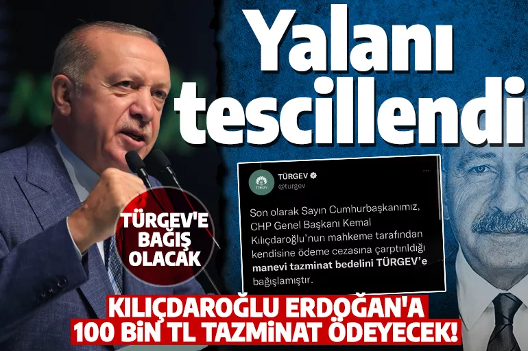 Kılıçdaroğlu yine tazminat ödeyecek! Cumhurbaşkanı Erdoğan'a iftirası cezasız kalmadı