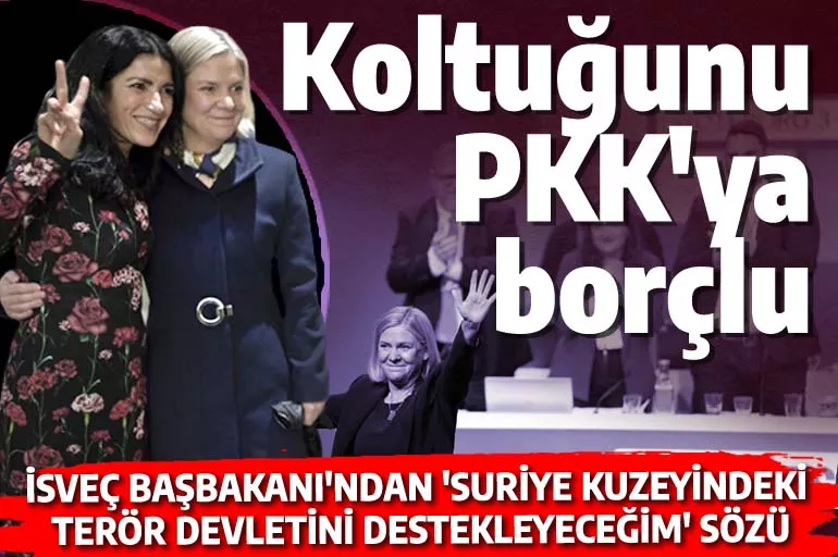 Magdalena'nın PKK'ya destek yemini: Başbakanlık koltuğuna böyle oturmuş