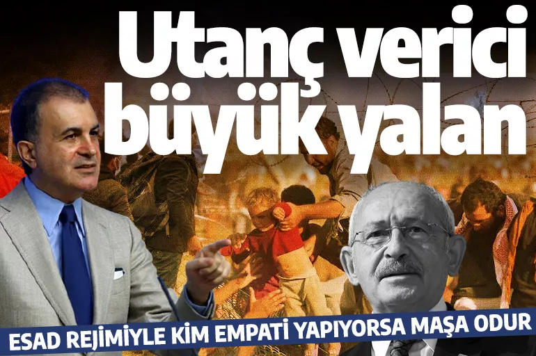 Ömer Çelik'ten Kılıçdaroğlu'na tepki: Esad rejimiyle empati yapan maşadır