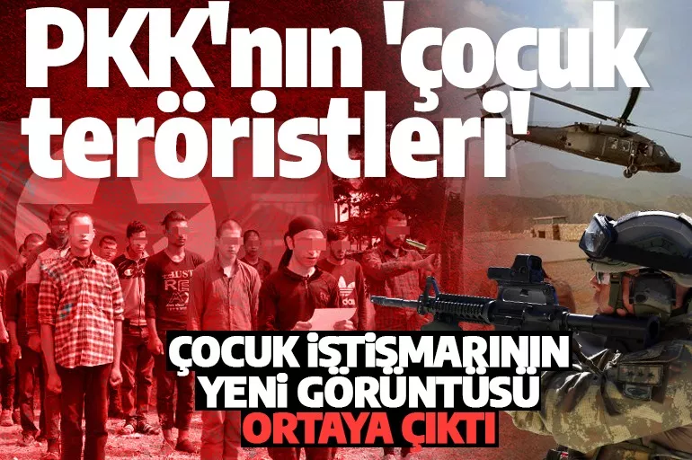 PKK'nın çocuk istismarı bir kez daha ortaya çıktı: 'Seferberlik' adı altında...