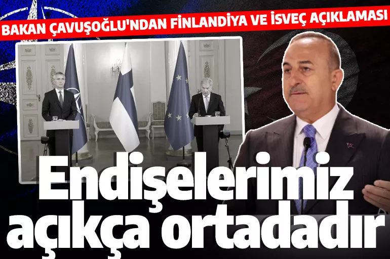 Son dakika! Bakan Çavuşoğlu'ndan NATO açıklaması!