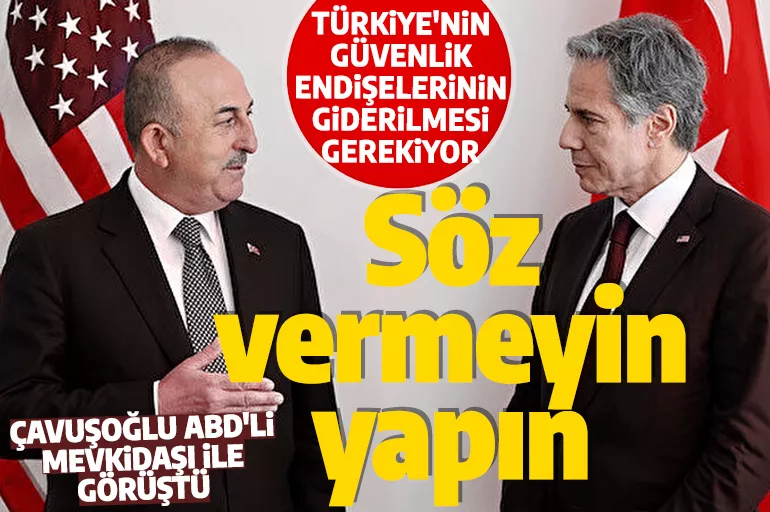 Son dakika! Bakan Çavuşoğlu New York'ta: Türkiye’nin güvenlik endişeleri sözle değil uygulamada giderilmeli