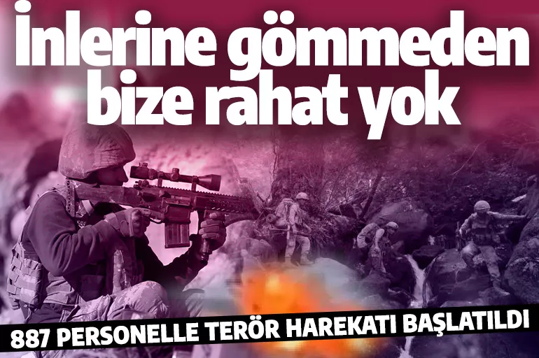 Son dakika: Hatay'da 887 personelle PKK avı