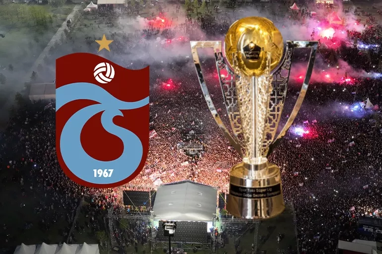 Trabzonspor şampiyonluk kupasını alıyor! Oyunculara özel şampiyonluk filosu oluşturuldu
