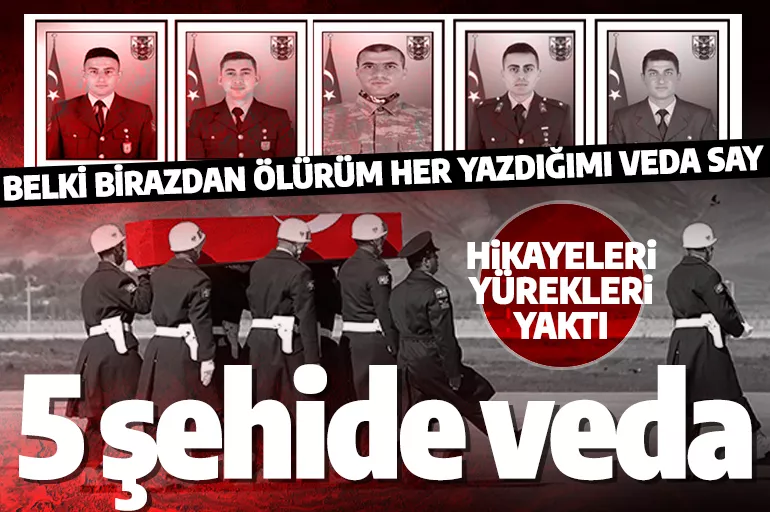 Türkiye şehitlerini uğurluyor! Kahramanların hikayeleri yürekleri dağladı