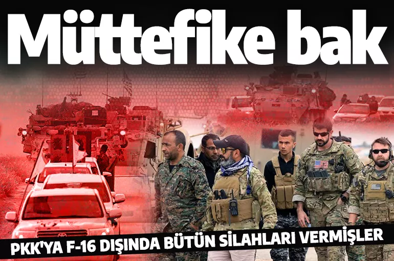 ABD PKK'yı silahla donattı! Bir F-16 vermemişler