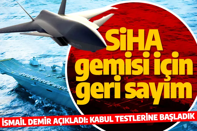 Türkiye'nin SİHA gemisi envantere giriyor! TCG Anadolu dünyaya ilkleri yaşatacak