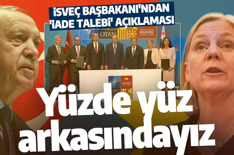 İsveç Başbakanı: Türkiye ile yapılan anlaşmanın arkasındayız