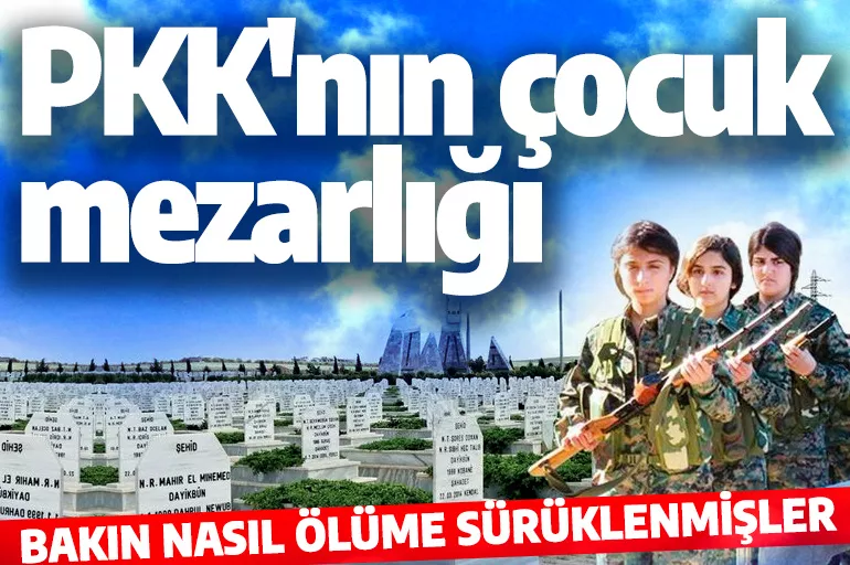 PKK'nın mezarlığı çocuklarla dolu! Bakın nasıl ölüme sürüklenmişler