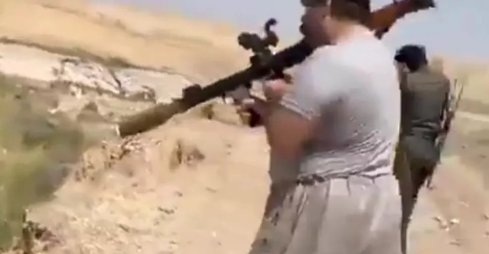 Roketle balık avlamaya çalıştılar! Kuzey Irak'ta bir grubun akıldışı avlanma taktiği