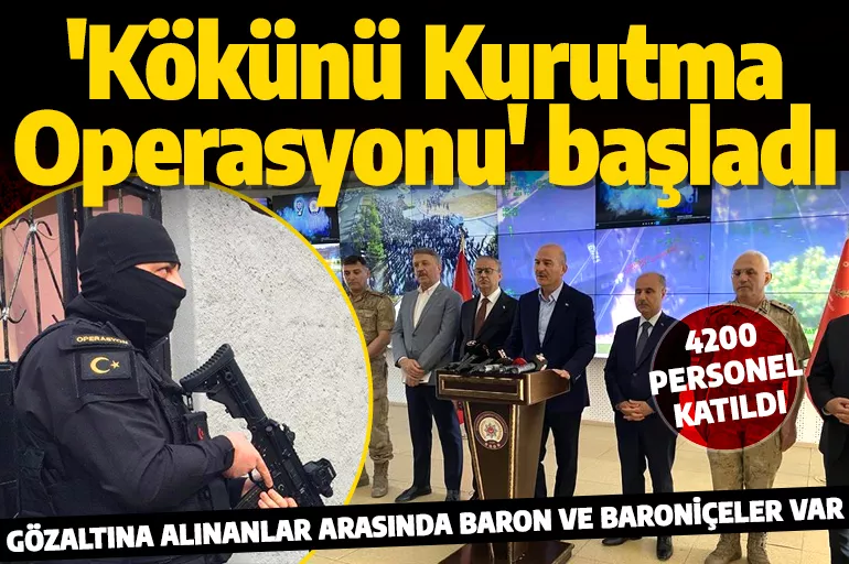 Son dakika: Bakan Soylu resmen duyurdu! Diyarbakır merkezli 10 ilde 'Kökünü Kurutma Operasyonu!