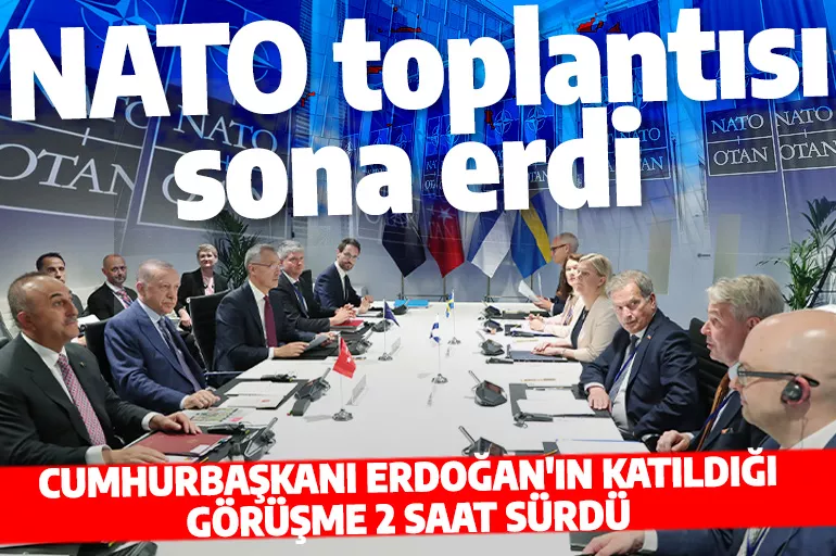 Son dakika! Kritik NATO toplantısı sona erdi