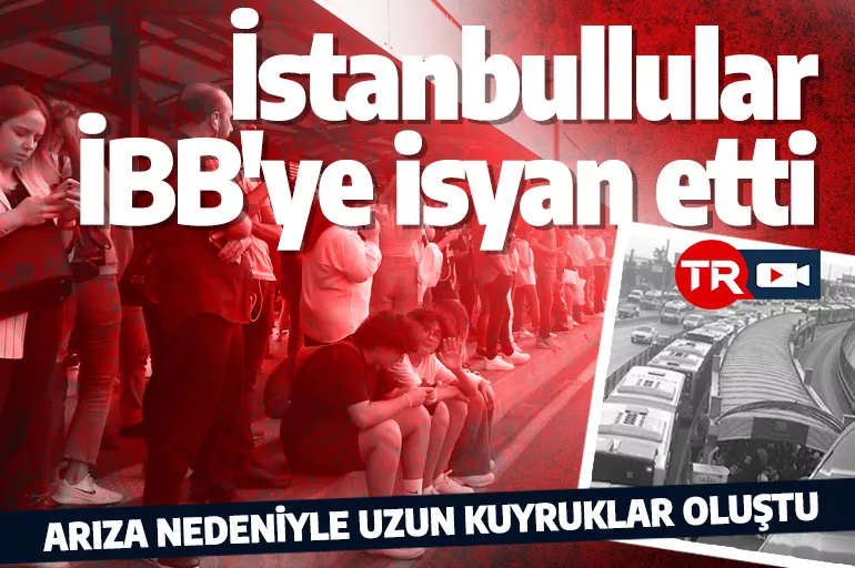 Yine metrobüs arızası! İstanbullular İBB'ye isyan etti