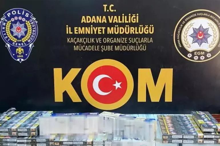 Adana'da kaçakçılık operasyonu! Binlercesi ele geçirildi