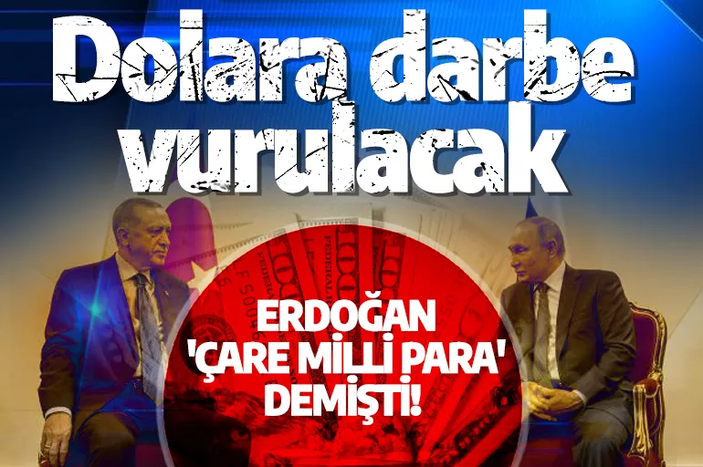 Erdoğan 'Çare milli para' demişti! Kritik teklif! Dolara darbe vurulacak