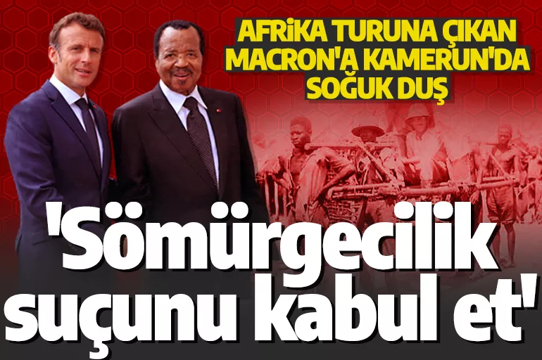 Fransa Cumhurbaşkanı Macron Afrika'da! 'Hiç hoşgelmediniz'