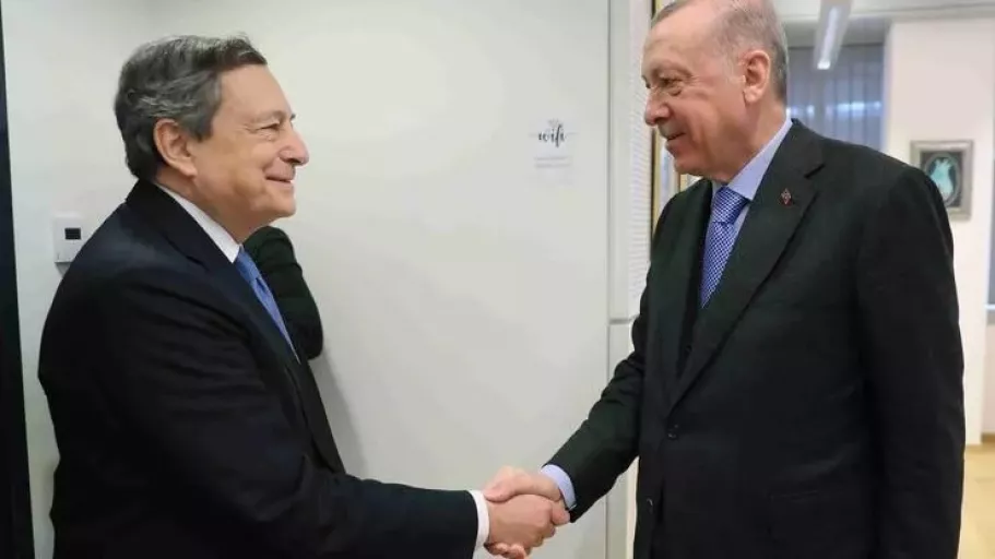 İtalya Başbakanı Mario Draghi yarın Türkiye'ye resmi ziyarette bulunacak!