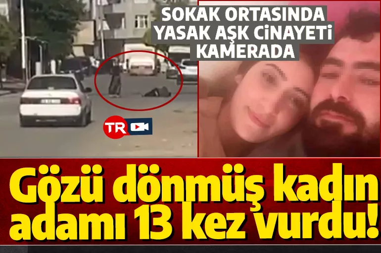 Sokak ortasında yasak aşk cinayeti: 13 el ateş ettiği adamın başında polisi bekledi!