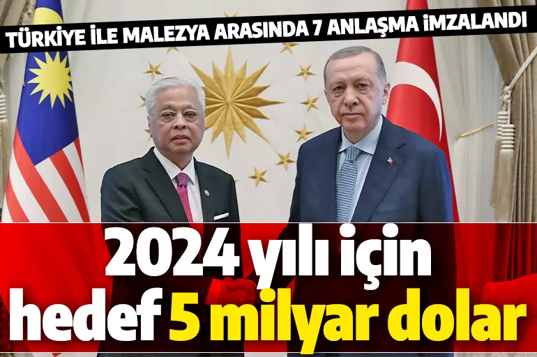 Son dakika: Cumhurbaşkanı Erdoğan! 2024 yılı için hedef 5 milyar dolar