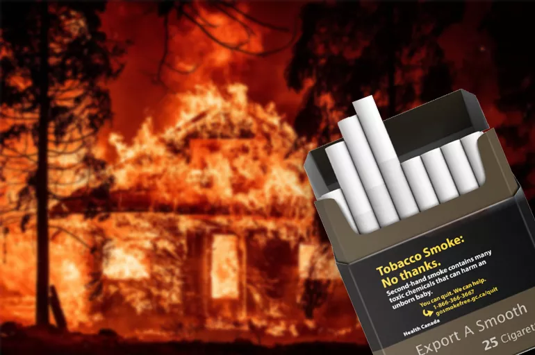 Yangın riskine karşı sıra dışı karar: Milyonlarca paket sigara toplatıldı