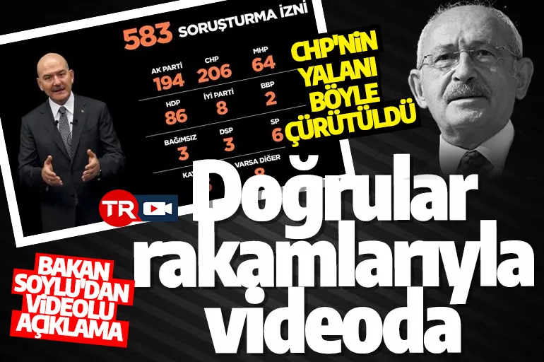 CHP'nin yalanını böyle çürüttü! Bakan Soylu'dan videolu açıklama: Yalanlarla yanlışı örtmeye müsaade edilemez