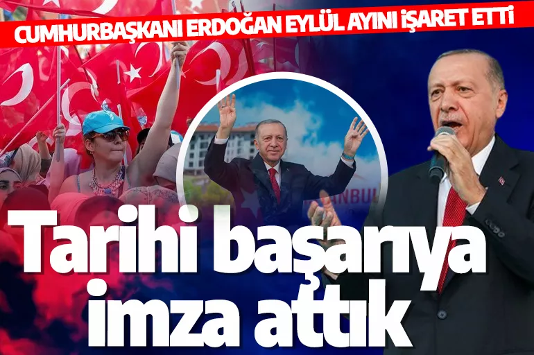 Erdoğan'dan önemli açıklamalar: Tarihi bir başarıya imza attık
