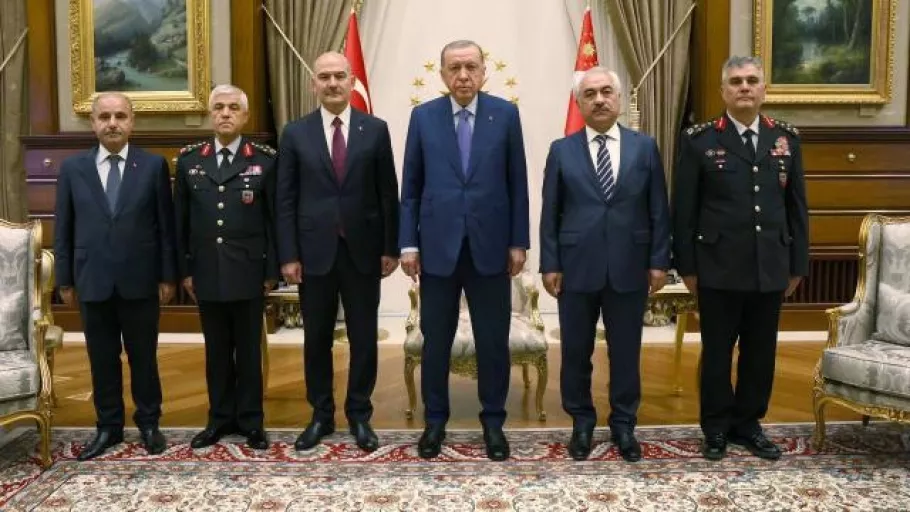 Erdoğan, Soylu ve beraberindeki heyeti kabul etti! Toplantı basına kapalı yapıldı