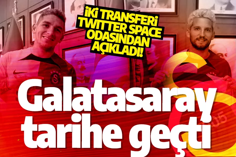 Galatasaray tarihe geçti! İlk kez Twitter Space odasında transfer açıklandı