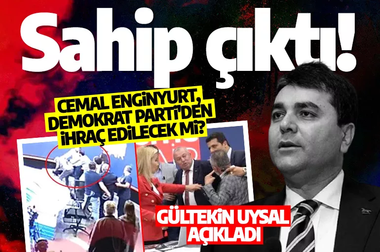 Gazeteciye saldıran Cemal Enginyurt'a Demokrat Parti Başkanı sahip çıktı! DP'den ihraç edilecek mi?