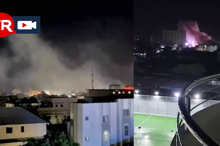 Mogadişu'da Eş-Şebab'dan otel saldırısı! Patlamalar ve çatışma sesleri kamerada