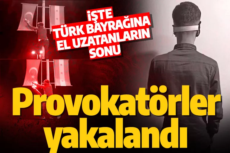 Son dakika: Bakan Soylu duyurdu! Türk bayrağını yakmaya çalışan iki kişi yakalandı