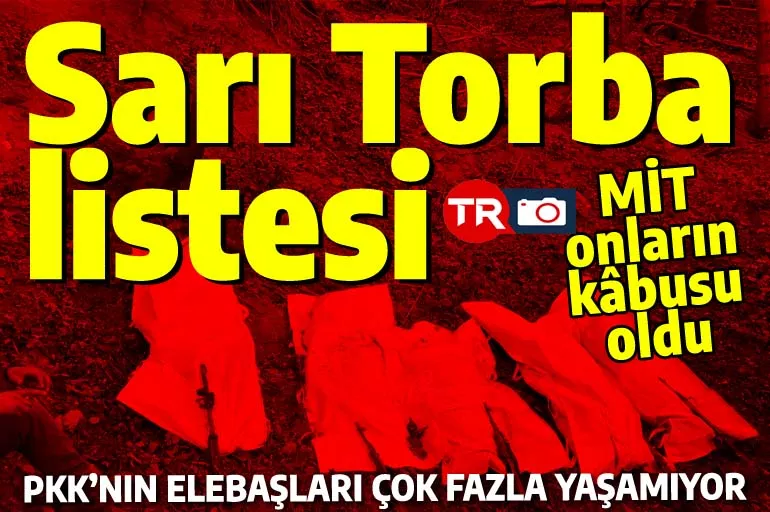 TSK ve MİT, PKK'da yönetici bırakmadı! İşte son 15 ayın sarı torba listesi