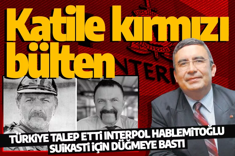 Türkiye talep etmişti! Hablemitoğlu suikasti zanlılarından Levent Göktaş için kırmızı bülten çıkarıldı
