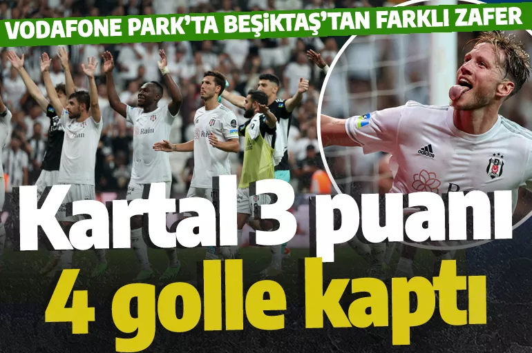 Vodafone Park'ta Beşiktaş'tan şov! Karagümrük'e 4 gol birden!