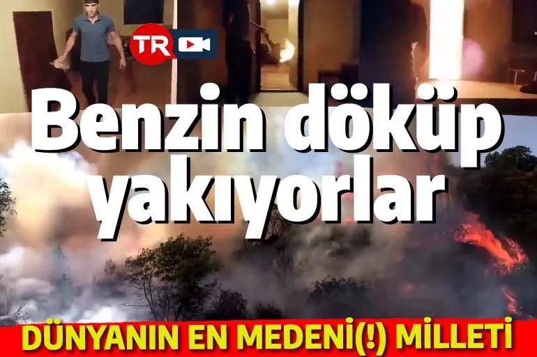 Yakıp yıkmayı iyi bilirsiniz! Laçin'den çekilen Ermeniler evleri ve ormanı ateşe veriyor