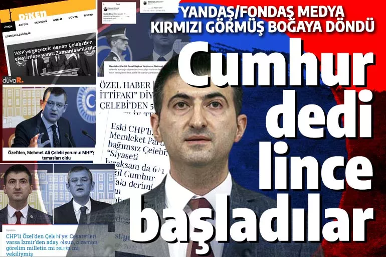 Yandaş ve fondaş medya, 'Cumhur İttifakı' diyen Mehmet Ali Çelebi'yi linç ediyor