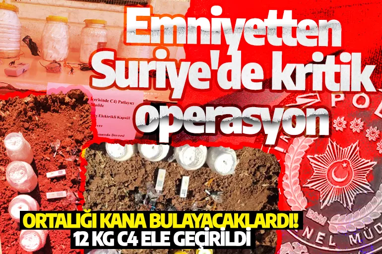 Bakan Soylu açıkladı: PKK'lı teröristler kana bulayacaklardı! 12 kg C4 patlayıcı ile yakalandılar