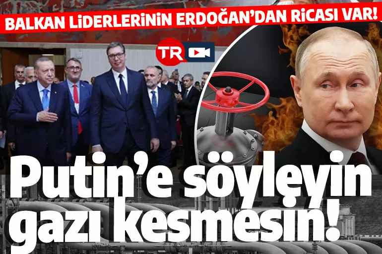Balkanlar'ın tek umudu Erdoğan: Putin'e söyleyin gazımızı kesmesin!