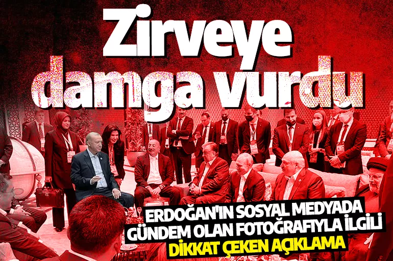 Cumhurbaşkanı Erdoğan'ın gündem olan fotoğrafıyla ilgili dikkat çeken açıklama: Bütün dünyada...