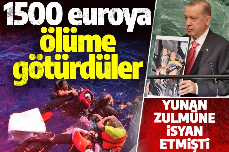 Cumhurbaşkanı Erdoğan Yunan zulmünü fotoğrafla anlatmıştı! Kişi başı 1500 euro almışlar