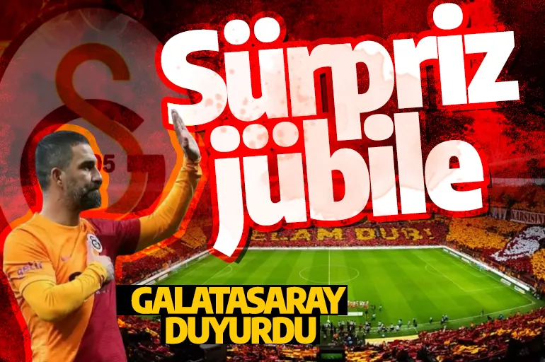 Galatasaray duyurdu: Arda Turan için sürpriz jübile