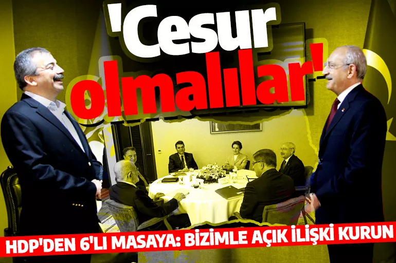 HDP Eski Milletvekili Sırrı Süreyya'dan altılı masaya: Cesur olun