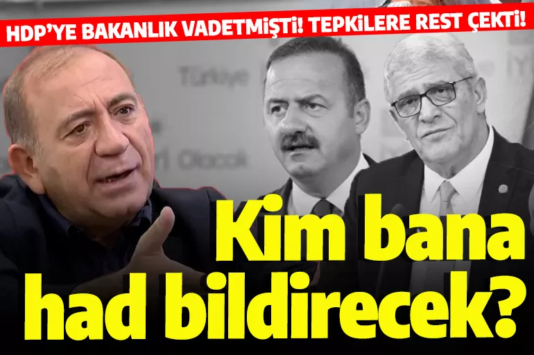 'HDP'ye bakanlık vaadi' krizi büyüyor! Gürsel Tekin'den rest: Kim bana had bildirecek?