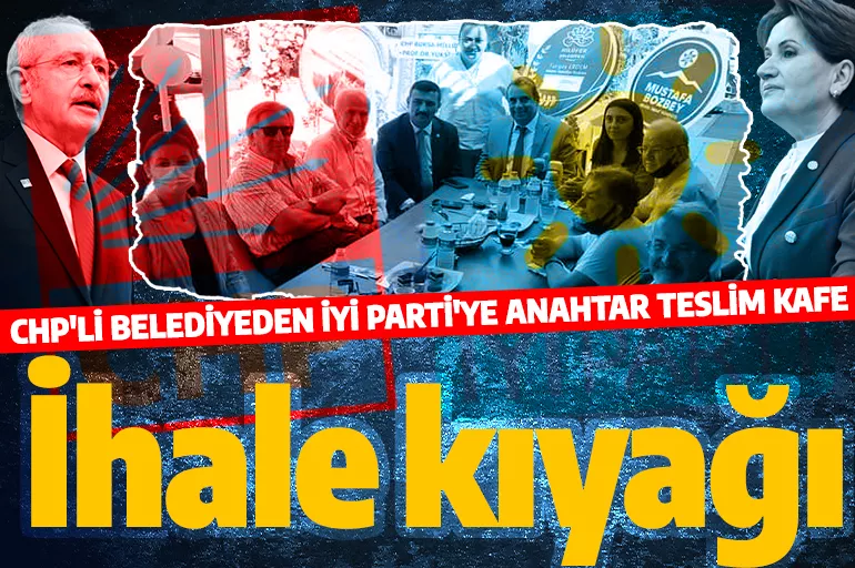 İhale kıyağı! CHP'li belediyeden İYİ Parti'li başkan yardımcısına anahtar teslim kafe