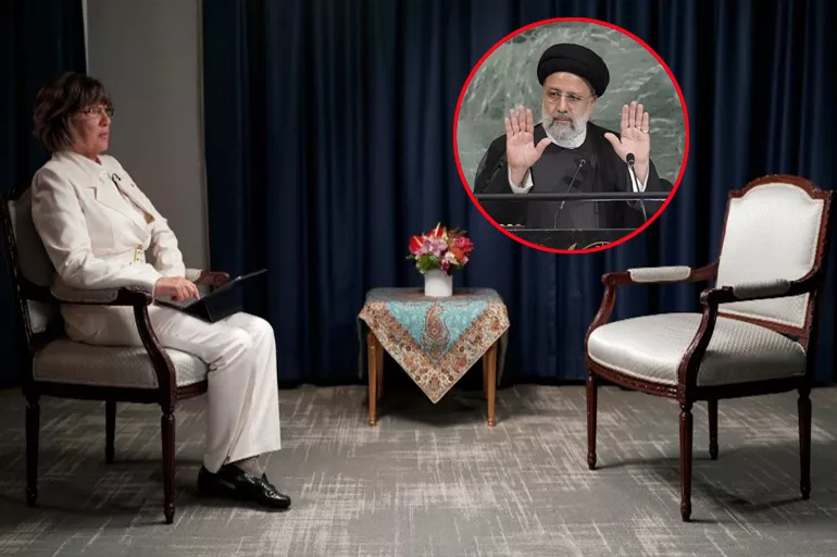 İran Cumhurbaşkanı Reisi başörtüsü takmayan ünlü sunucuya röportaj vermedi!