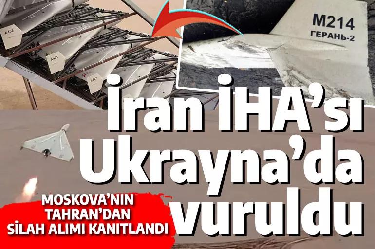İran yapımı kamikaze İHA Ukrayna'da düşürüldü! Rusların Tahran'dan silah aldığı kanıtlandı