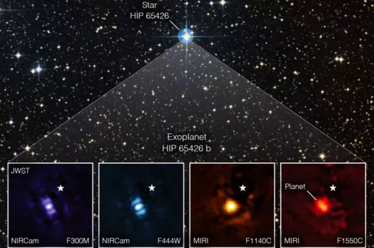 James Webb Güneş sistemi dışında yeni gezegen görüntüsü kaydetti!