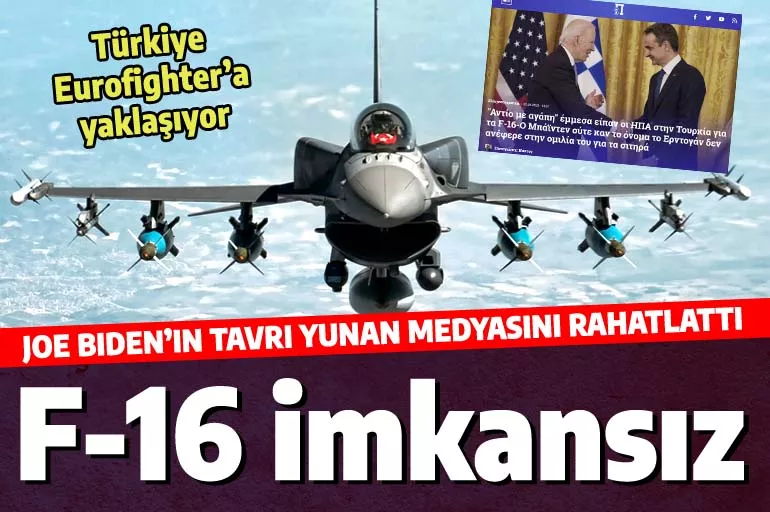 Joe Biden Yunanlıları rahatlattı: Türkiye'ye F-16 vermesi artık imkansız