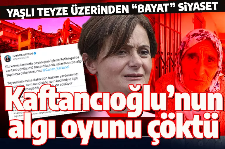 Kaftancıoğlu'nun algı operasyonuna yanıt! Beyoğlu Belediye Başkanı yalanladı